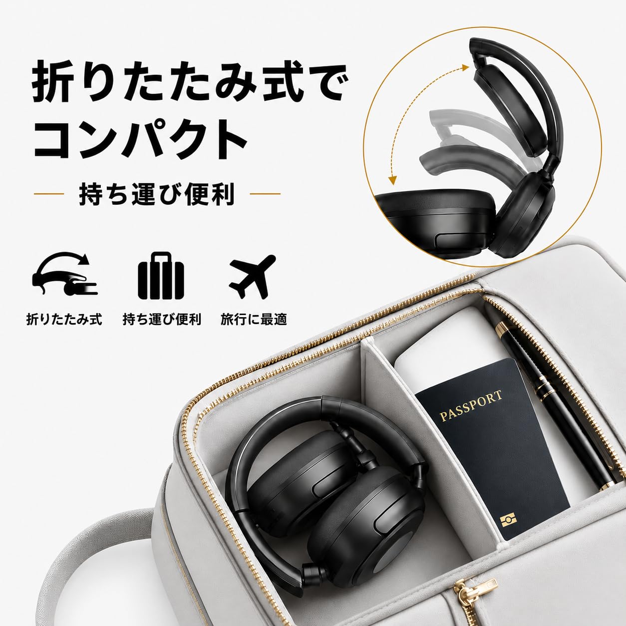 Amazon.co.jp: ヘッドホン bluetooth ワイヤレスヘッドホン 6つの